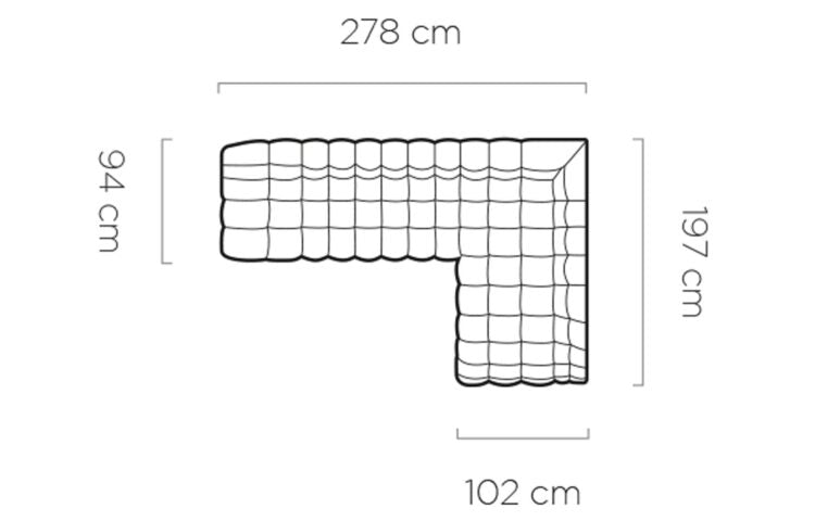 Canapé d’Angle – Design Moderne avec Profondeur d’Assise Réglable Électriquement