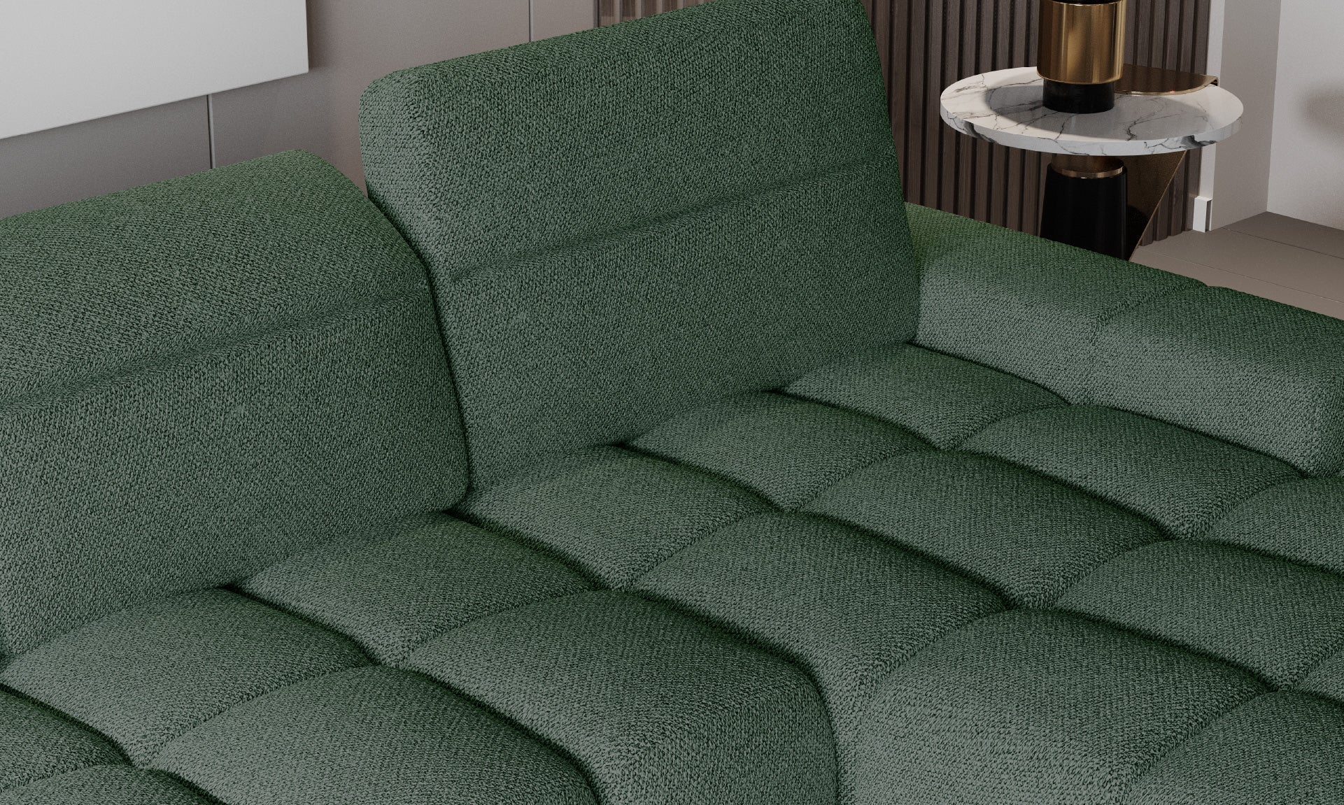 Canapé d’Angle – Confort Personnalisé avec Profondeur d’Assise Réglable