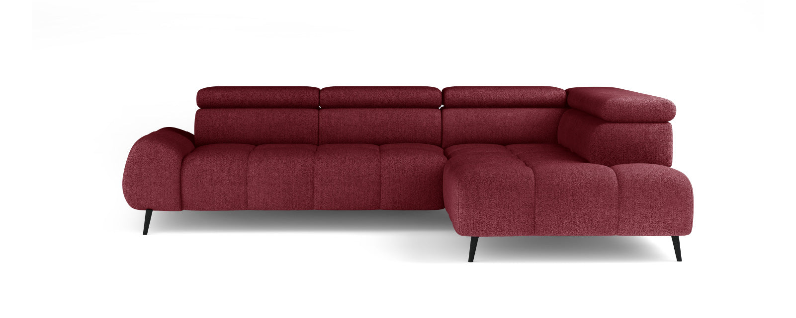 Canapé d'angle moderne avec réglage électrique de la profondeur d'assise Le canapé d'angle