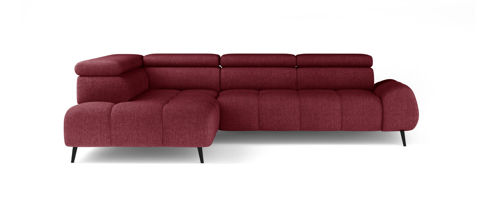 Canapé d'angle moderne avec réglage électrique de la profondeur d'assise Le canapé d'angle