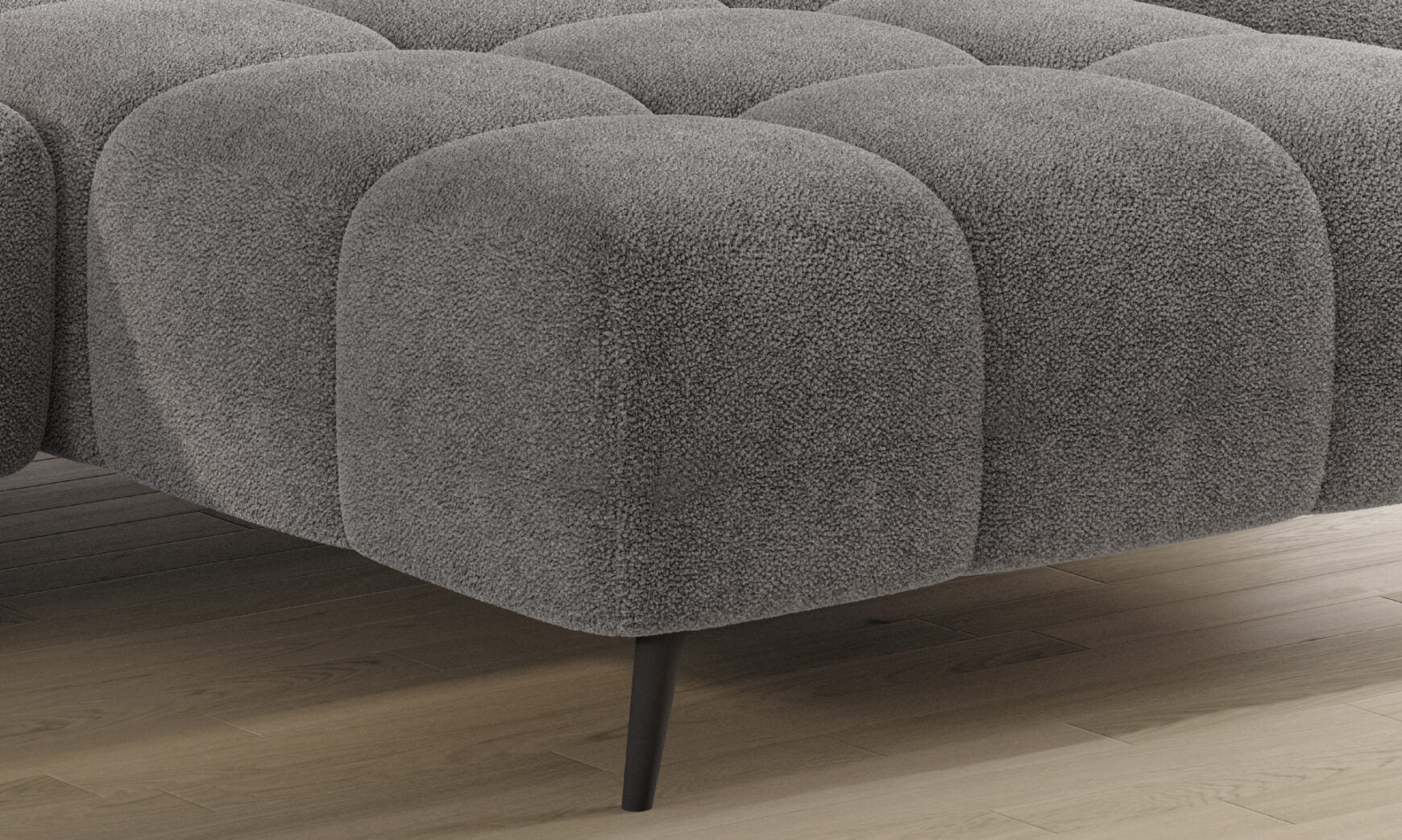 Canapé d'angle moderne avec réglage électrique de la profondeur d'assise Le canapé d'angle
