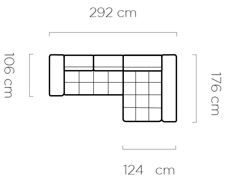 Canapé d'angle moderne avec réglage électrique de la profondeur d'assise Le canapé d'angle