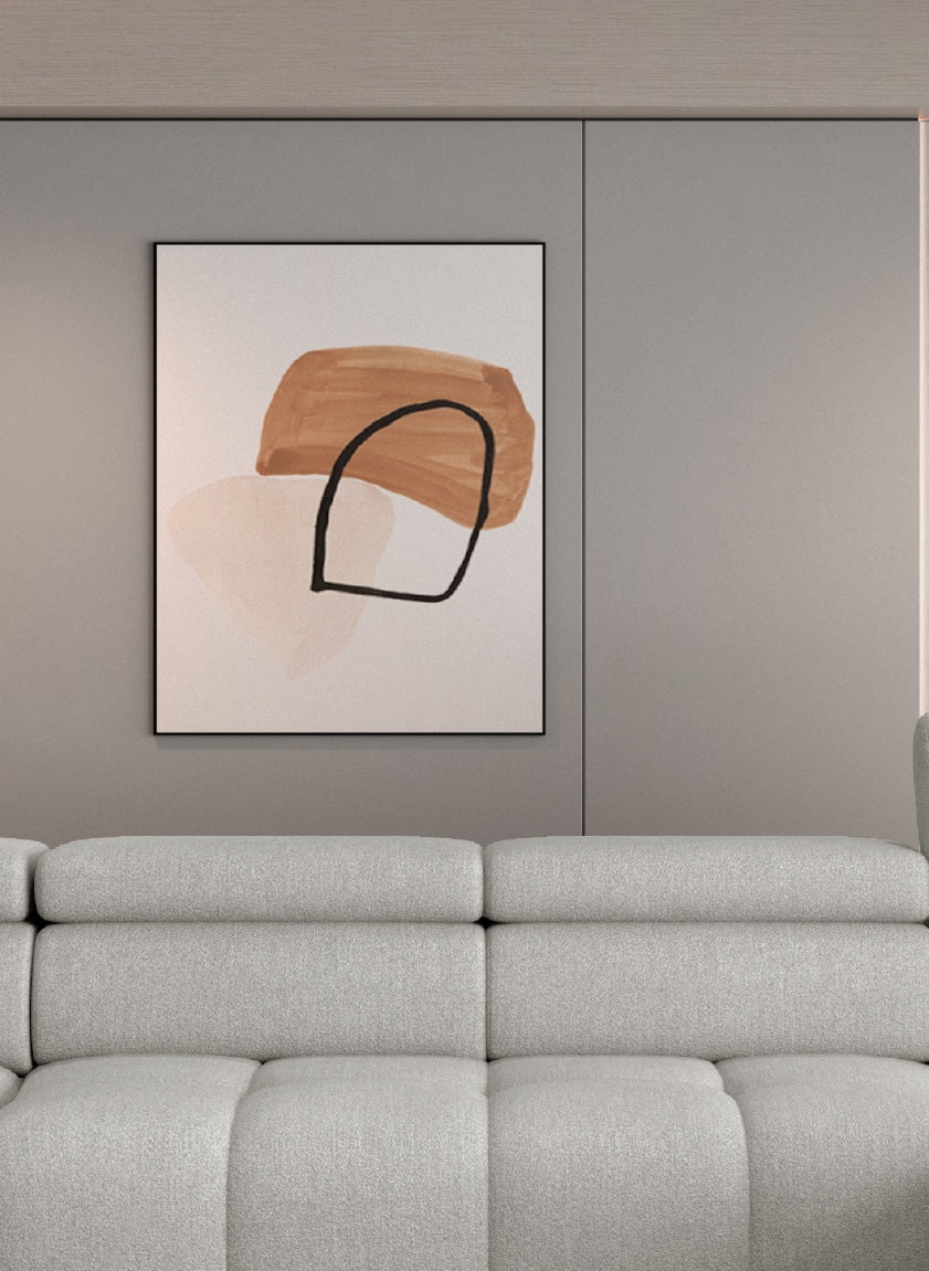 Canapé d'angle moderne avec réglage électrique de la profondeur d'assise Le canapé d'angle
