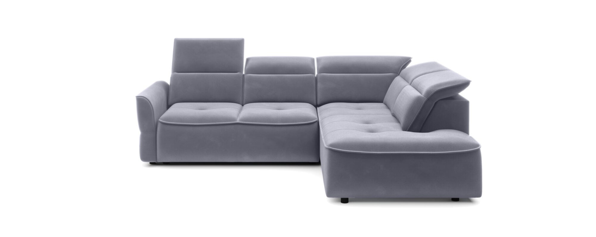 Canapé d'Angle Convertible - Design Moderne, Confort Optimal, Disponible en 3 Tailles | Canapé Réversible avec Coffre de Rangement