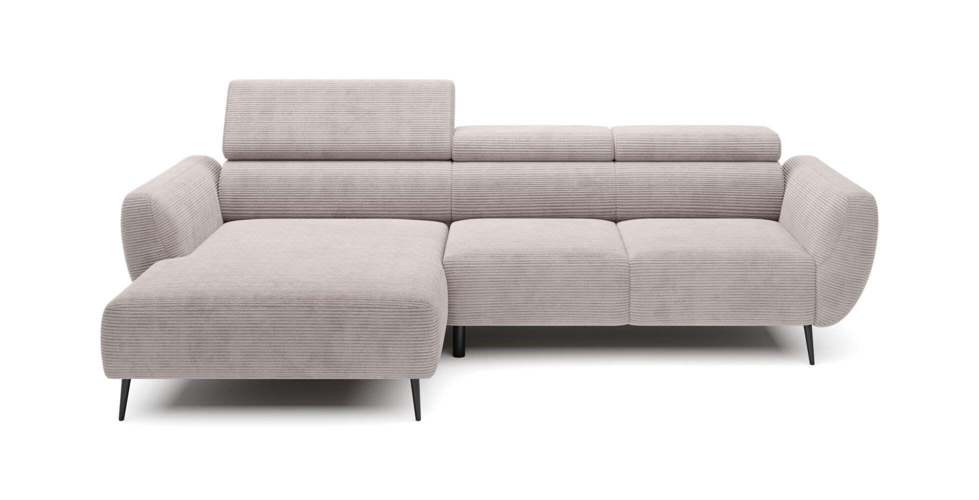 Canapé d’angle avec Assise extensible électrique - Meublei