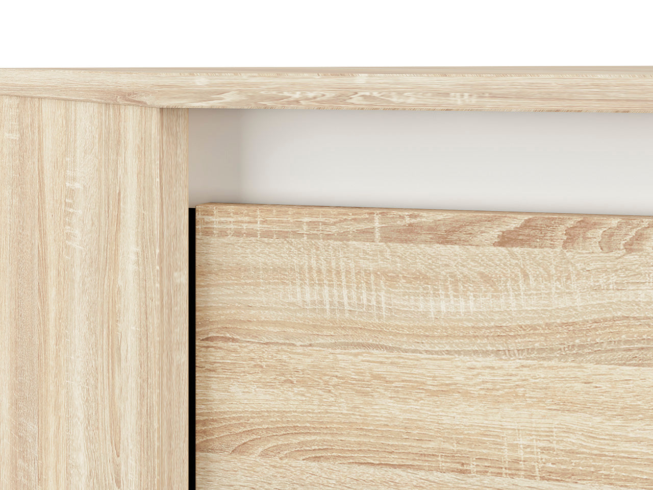 Armoire d’Angle Sonoma Clair – 2 Portes, Grand Rangement, Design Moderne & Résistant