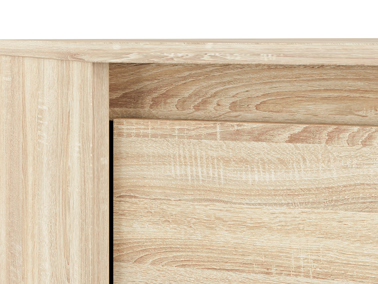 Armoire d’Angle Sonoma Clair – 2 Portes, Grand Rangement, Design Moderne & Résistant