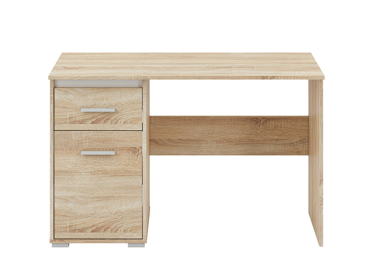 Bureau Moderne avec Bordure ABS en Lumière de Sonoma - Design Élégant et Résistant
