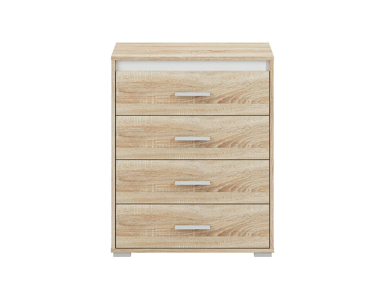 Buffet Moderne Lumière de Sonoma avec Finition ABS - Design Pratique et Résistant - Meuble Contemporain