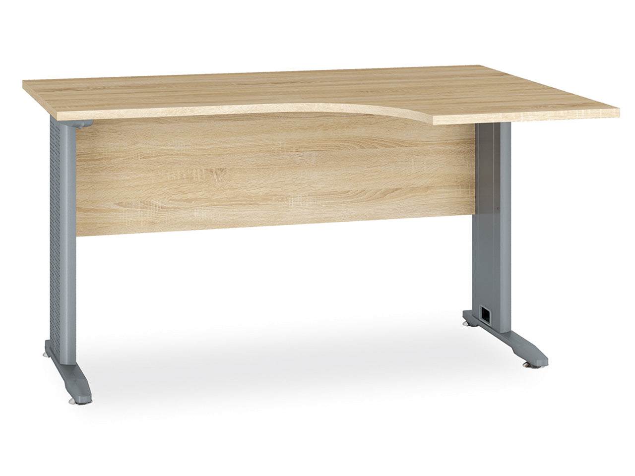 Bureau Moderne avec Bordure ABS - Résistant aux Rayures et à l'Humidité, Design Élégant