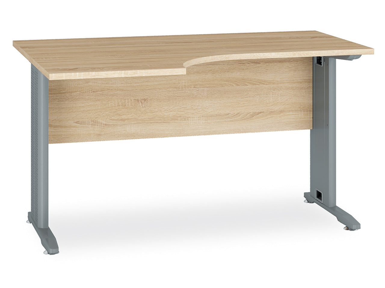 Bureau Moderne avec Bordure ABS - Résistant aux Rayures et à l'Humidité, Design Élégant