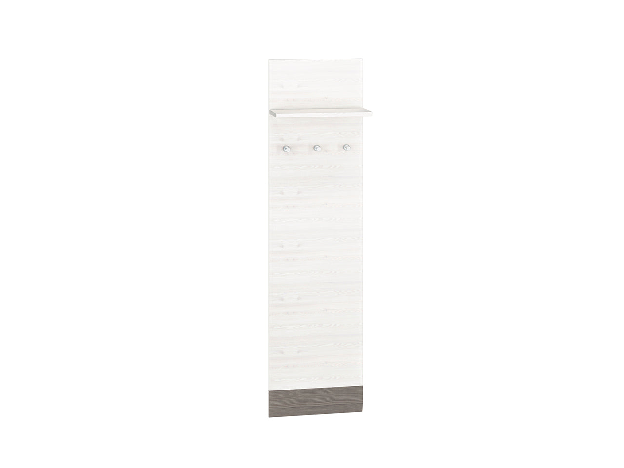 Cintre en Pin des Neiges et MDF Gris Neuf avec Bordure ABS