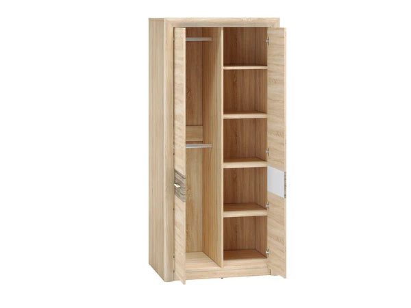 Ensemble Salon - Collection CASTIN - 7 Pieces -Sonoma Light & MDF Sonoma Truffe
