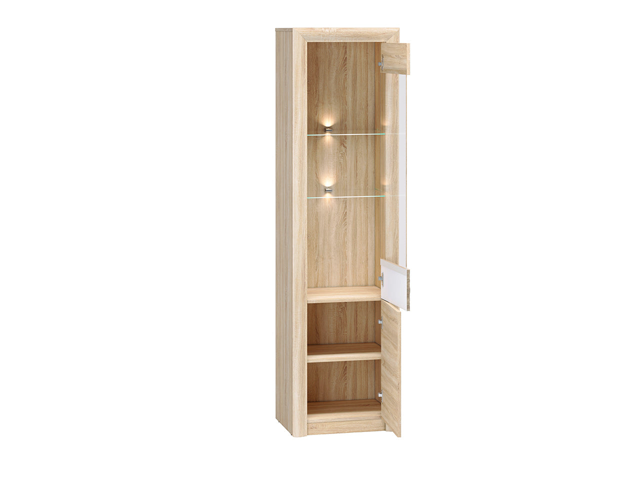 Vitrine en Verre Trempé avec Bordure ABS - Design Élégant, Résistant et Sécurisé