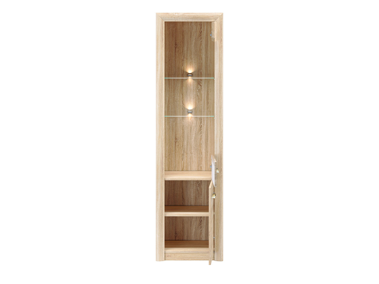 Vitrine en Verre Trempé avec Bordure ABS - Design Élégant, Résistant et Sécurisé
