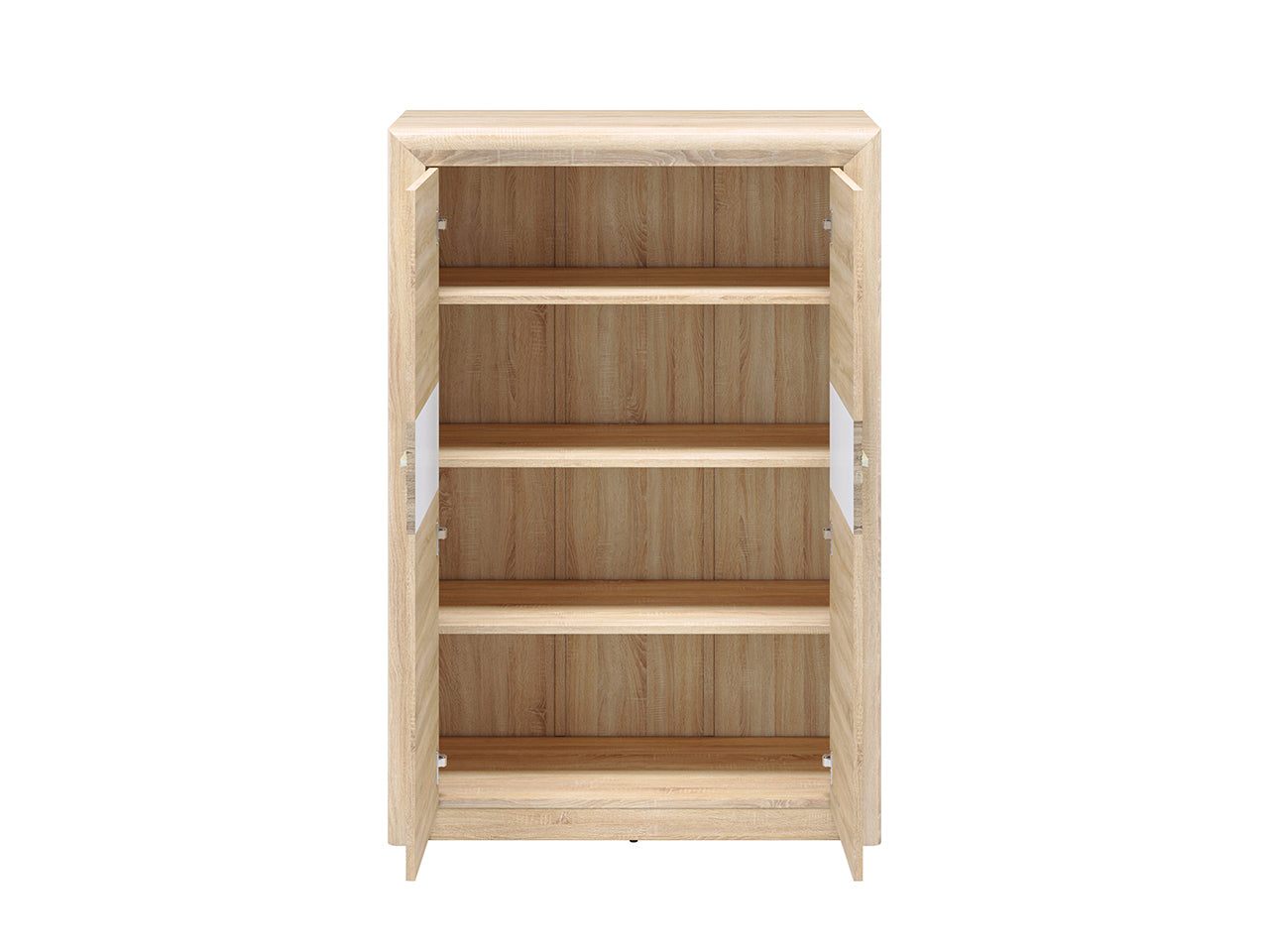 Buffet Élégant – Sonoma Light & MDF Sonoma Truffe – 133 cm – Design Moderne et Fonctionnel