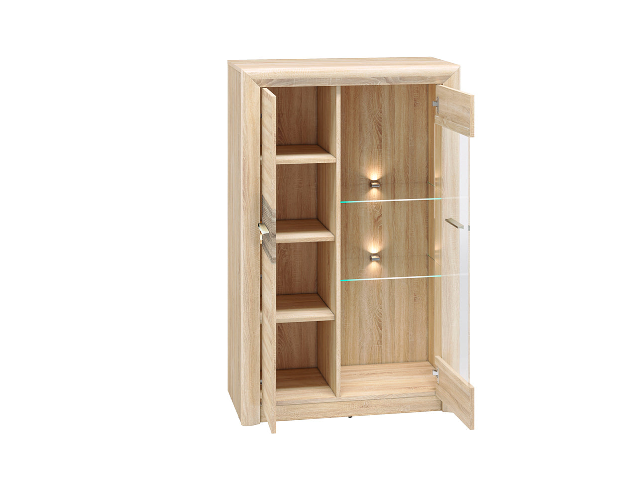 Vitrine avec Bordure ABS et Verre Trempé - Élégance, Durabilité et Flexibilité