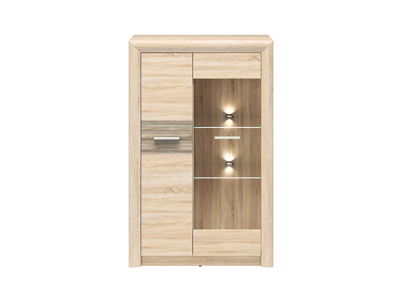Vitrine avec Bordure ABS et Verre Trempé - Élégance, Durabilité et Flexibilité