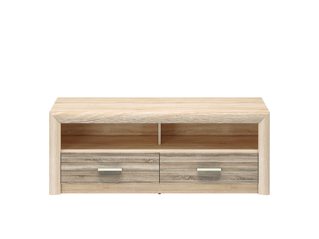 Meuble TV Moderne – Sonoma Light & MDF Sonoma Truffe – 52 cm – Élégance et Praticité