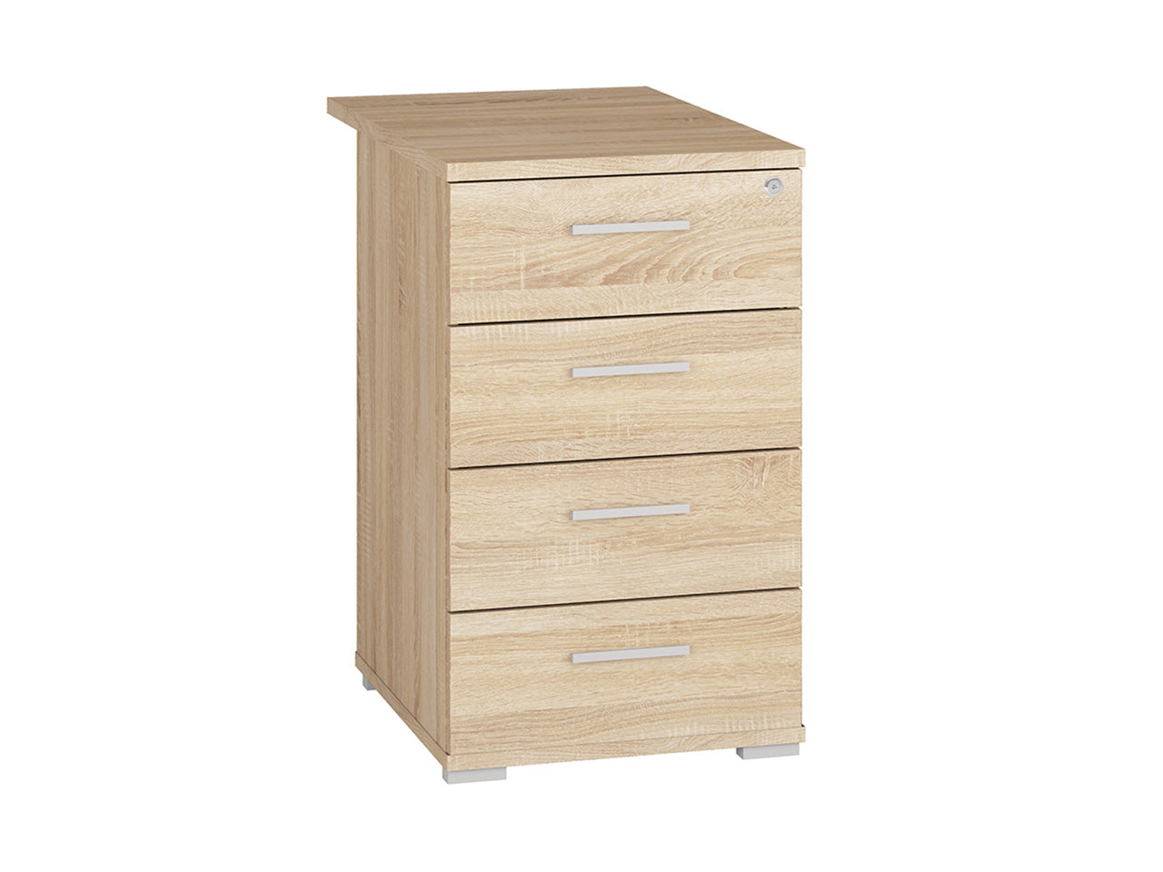 Caisson à Tiroirs de Bureau - Rangement Compact et Pratique avec Verrouillage Centralisé