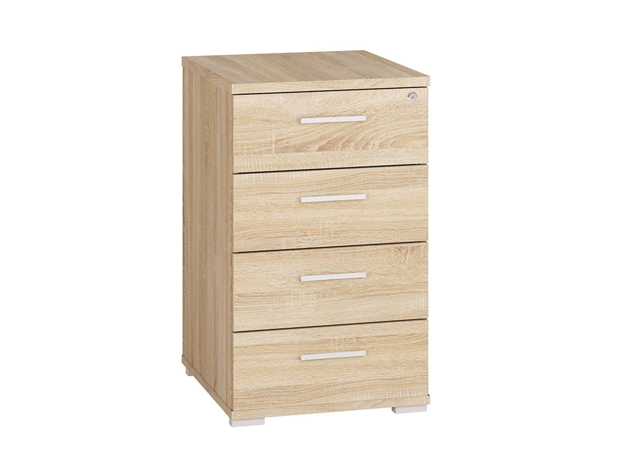 Caisson à Tiroirs de Bureau - Rangement Compact et Pratique avec Verrouillage Centralisé