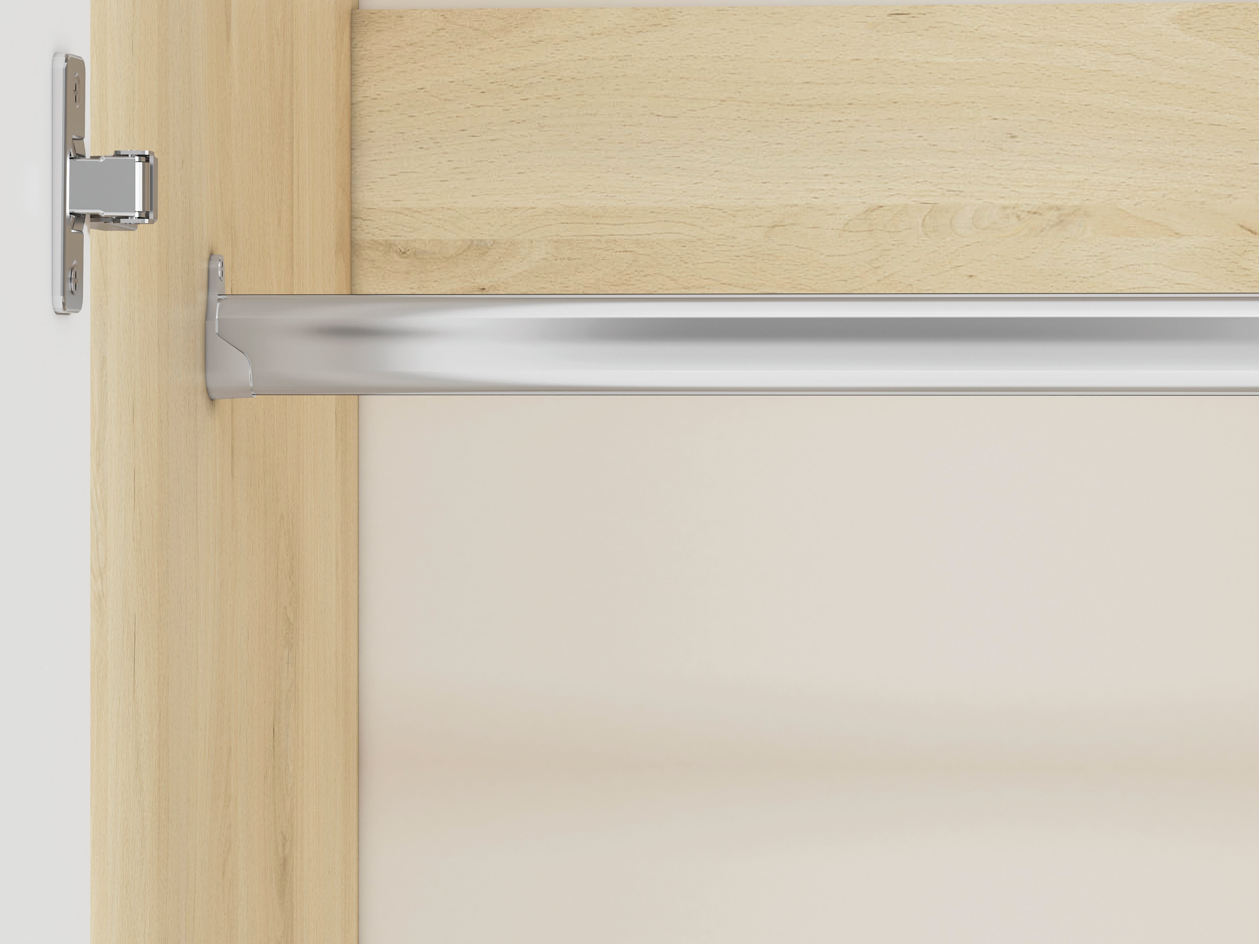 Etagère d'Angle Moderne Hêtre Fjord + Blanc avec Tiroirs Renforcés | Rangement Optimisé et Design Contemporain