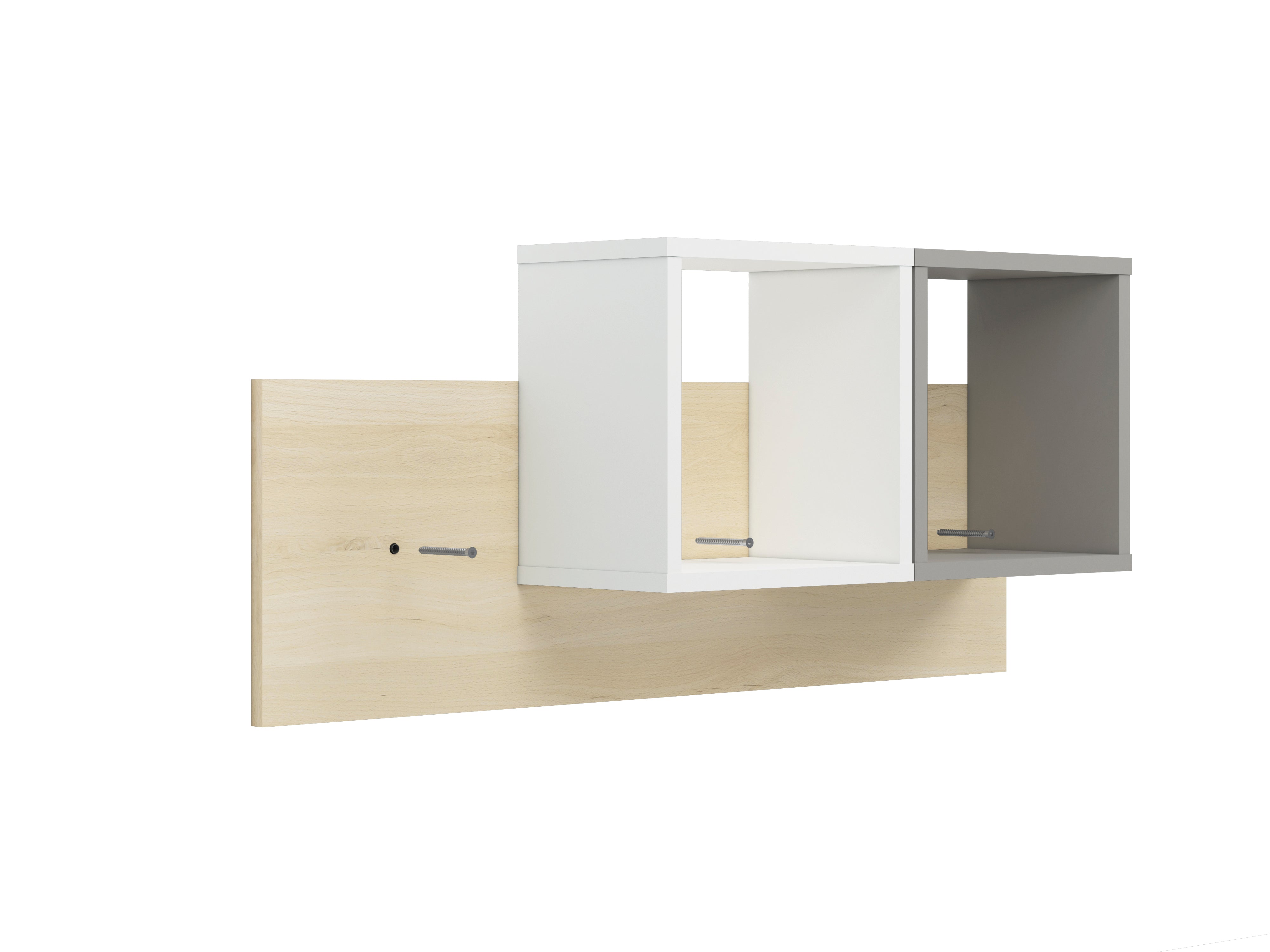 Panneau d'Étagère en Hêtre des Fjords avec bordure ABS, résistance et design moderne
