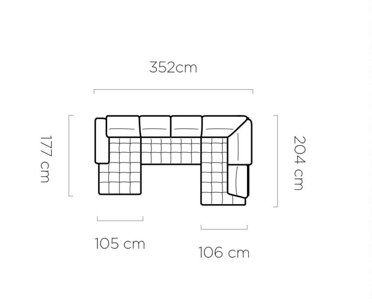 Canapé d'Angle Compact – Confort Personnalisé avec Appuis-tête réglables et profondeur d'assise modulable électriquement
