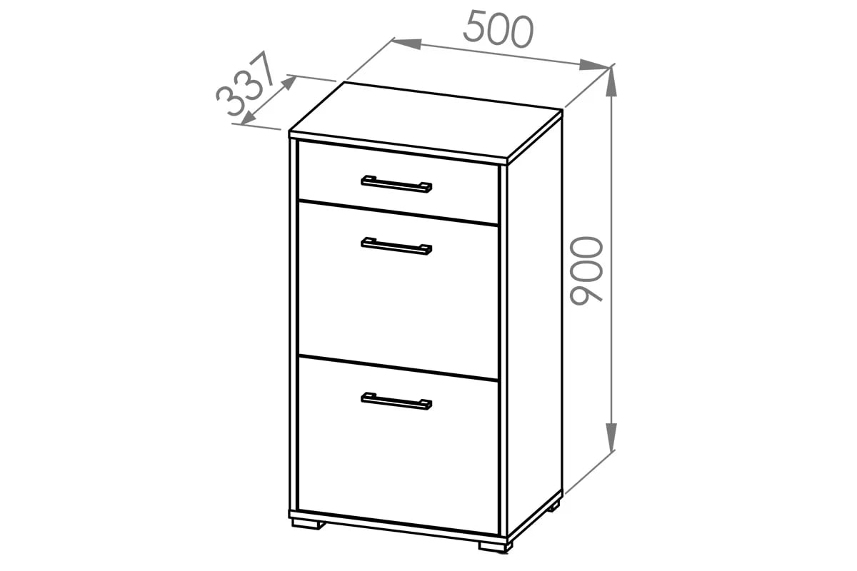 Meuble à Chaussures en Finition Chêne Clair – Structure Robuste, Design Compact et Élégant
