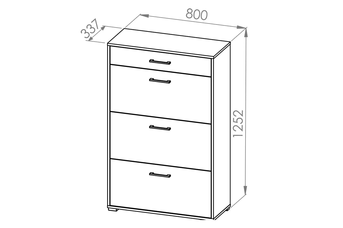 Meuble à Chaussures en Finition Lumière de Sonoma – Rangement Moderne et Robuste
