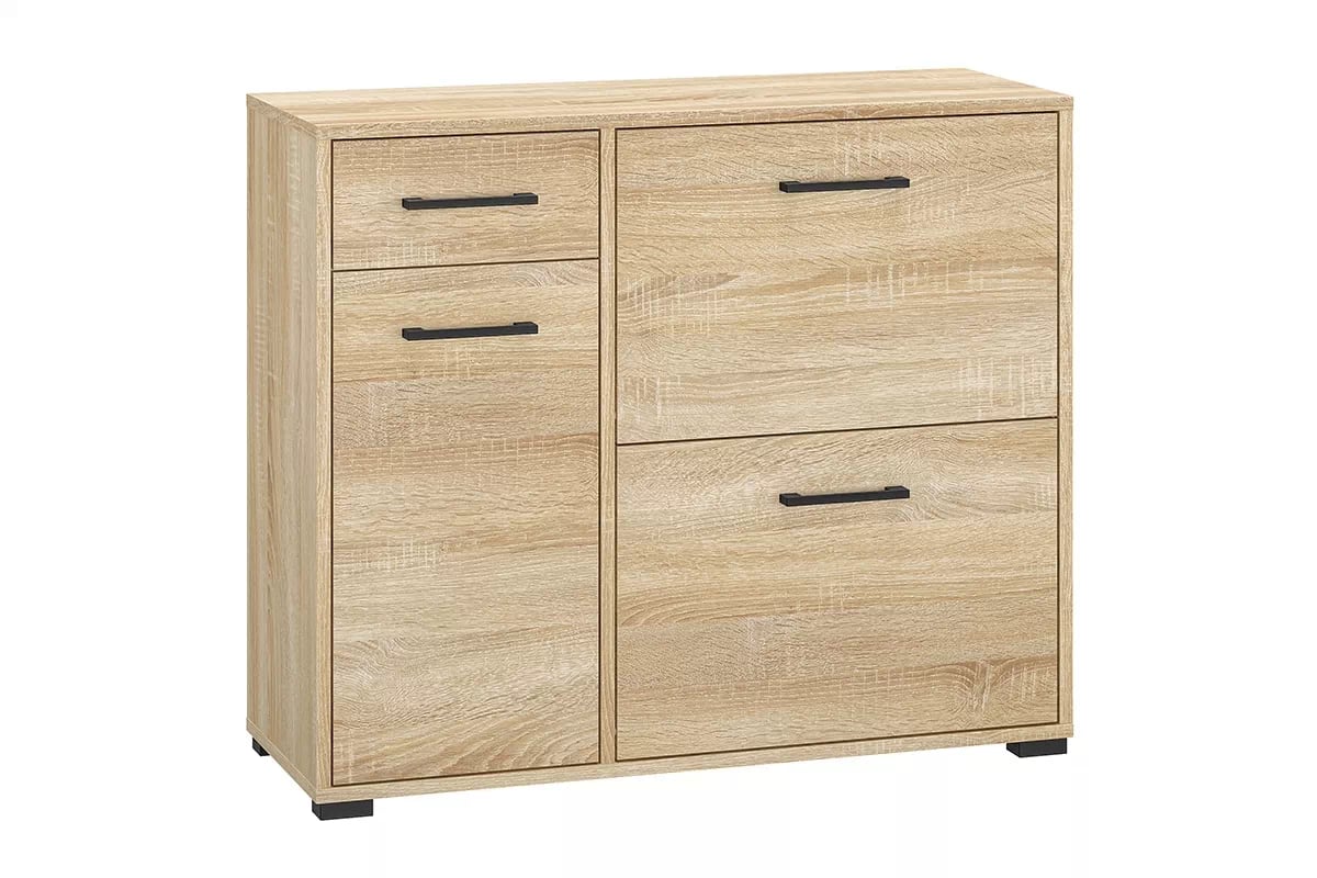 Armoire à Chaussures Contemporaine – Bois Sonoma, Haute Qualité et Finition ABS