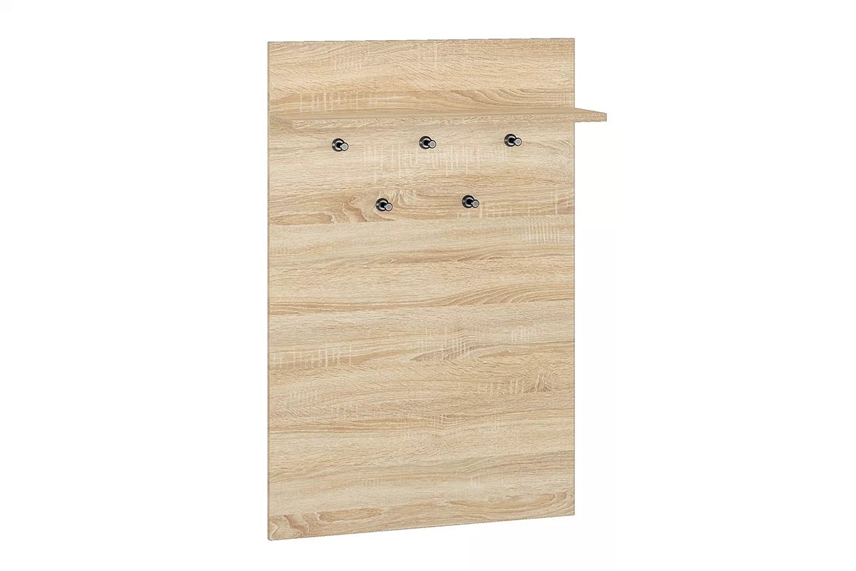 Patère d'entrée avec étagère en Finition Lumière de Sonoma – Élégance et Praticité