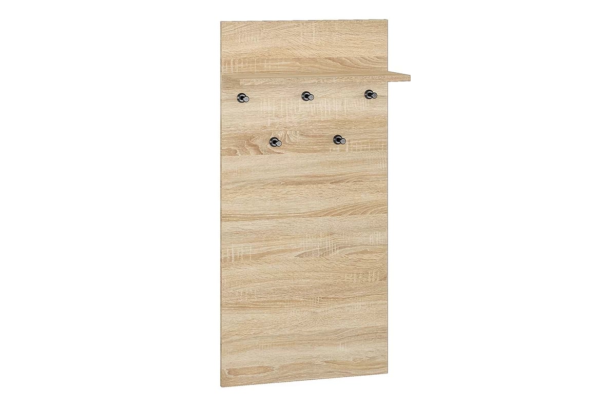 Patère d'entrée avec étagère en Finition Lumière de Sonoma – Élégance et Praticité