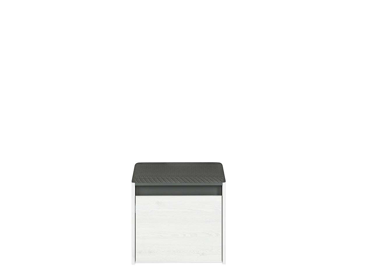 Meuble à Chaussures Compact – Design Moderne en Pin des Neiges et Anthracite