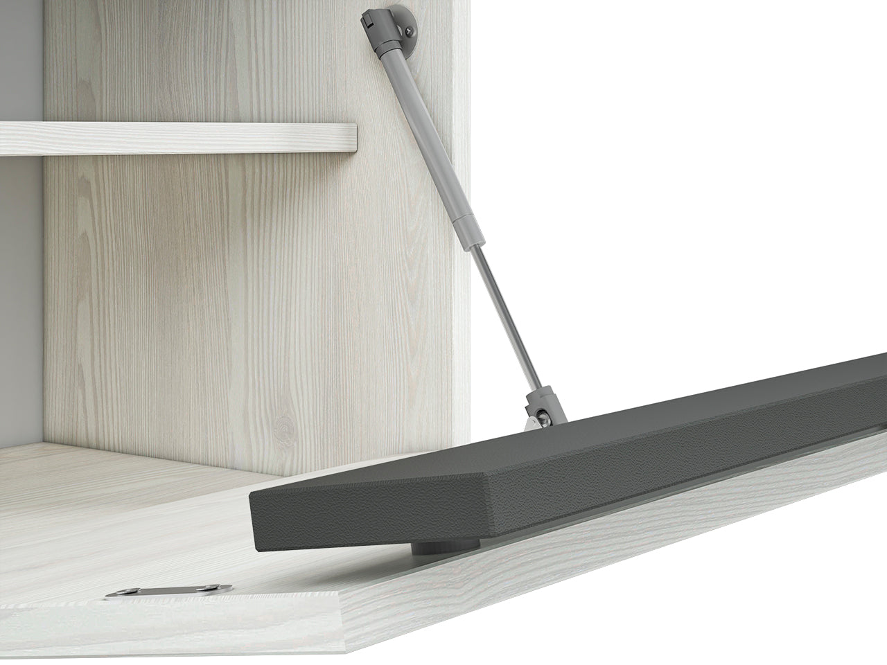 Meuble à Chaussures Compact – Design Moderne en Pin des Neiges et Anthracite
