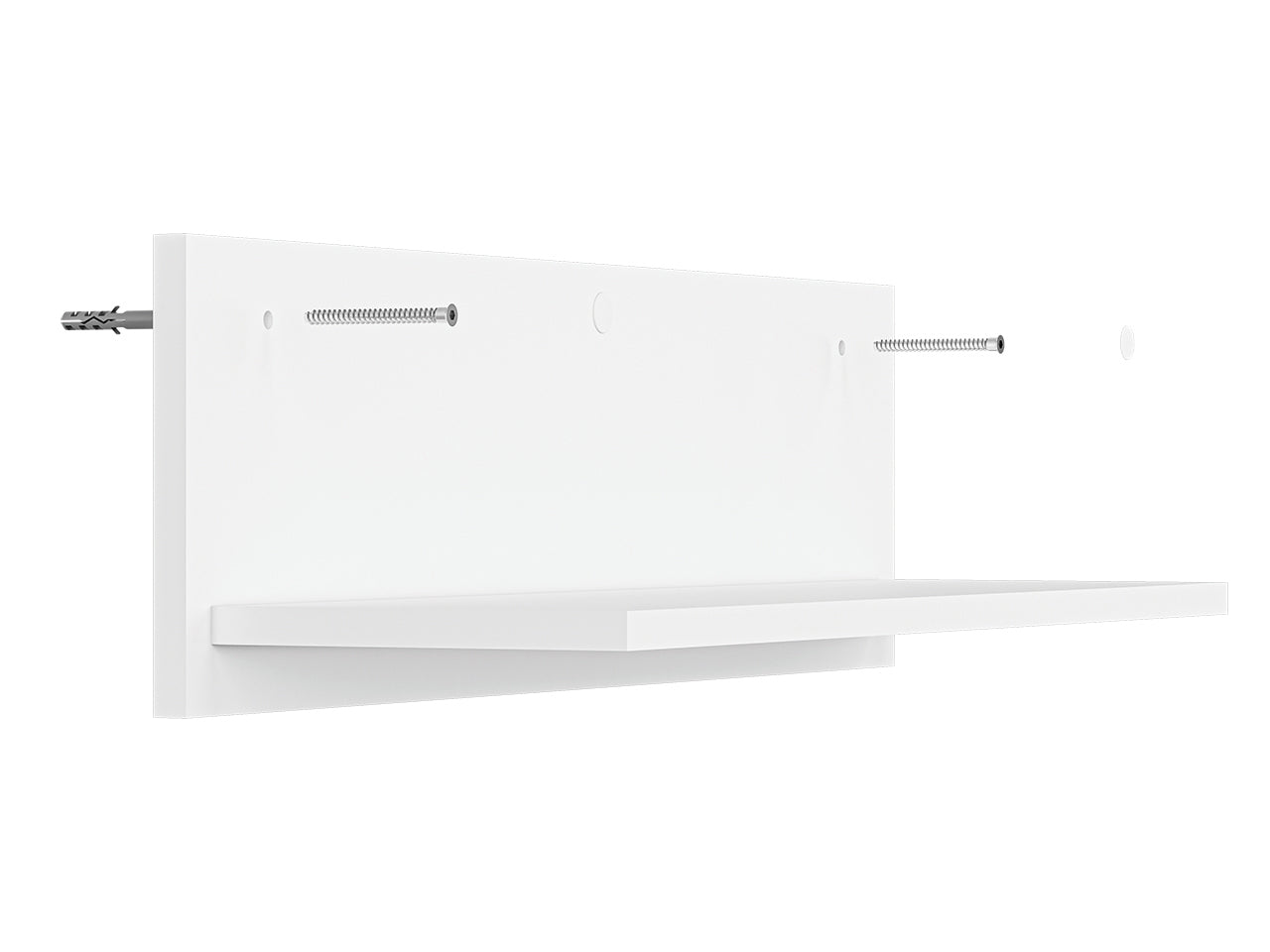 Étagère Murale Blanche – Design Minimaliste, Résistante et Fonctionnelle