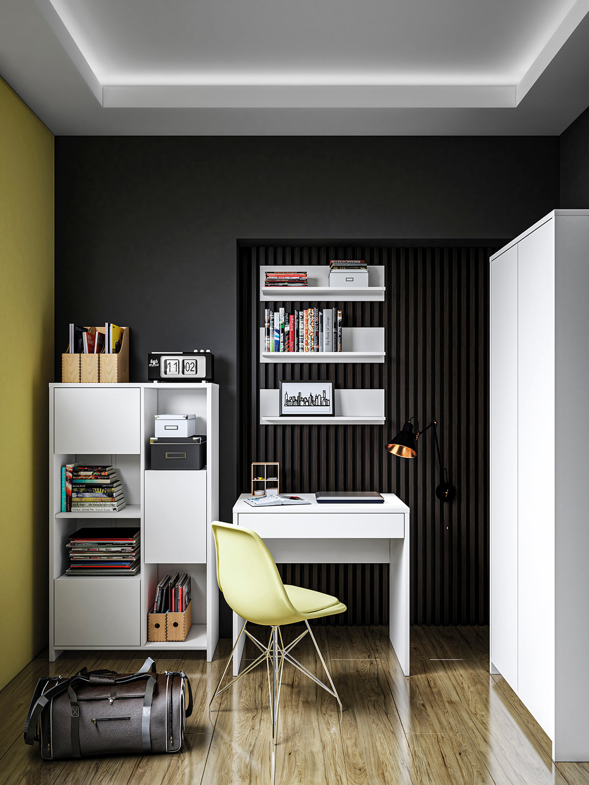Étagère Murale Blanche – Design Minimaliste, Résistante et Fonctionnelle