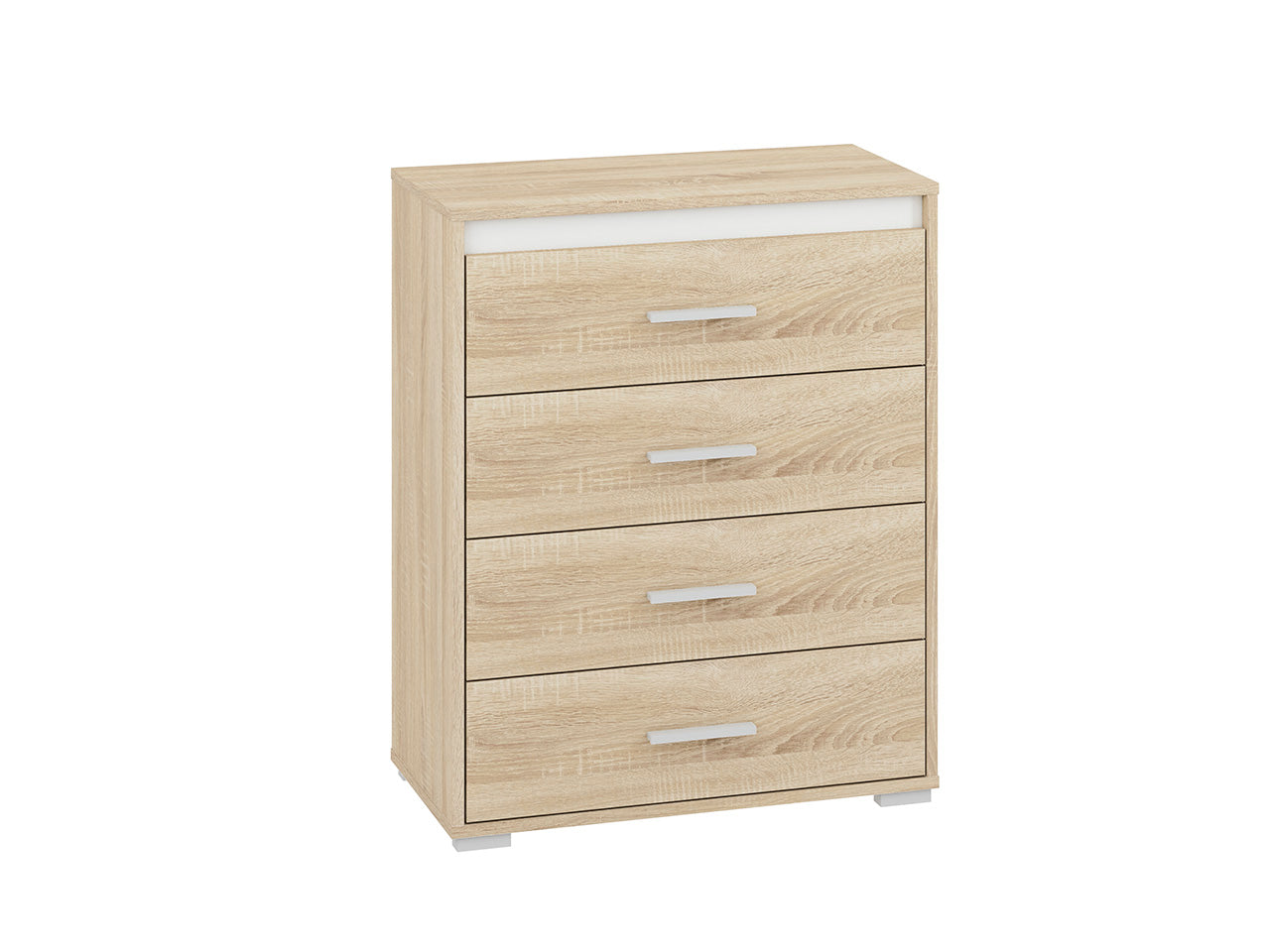Buffet Moderne Lumière de Sonoma avec Finition ABS - Design Pratique et Résistant - Meuble Contemporain