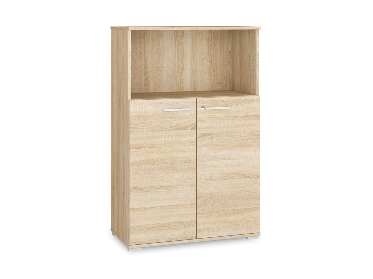 Buffet Moderne Lumière de Sonoma avec Bordure ABS - Résistant aux Rayures, Humidité et Températures Élevées