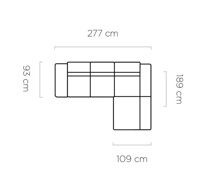Canapé d’angle – Design moderne, convertible avec rangement, disponible en format Mini ou L