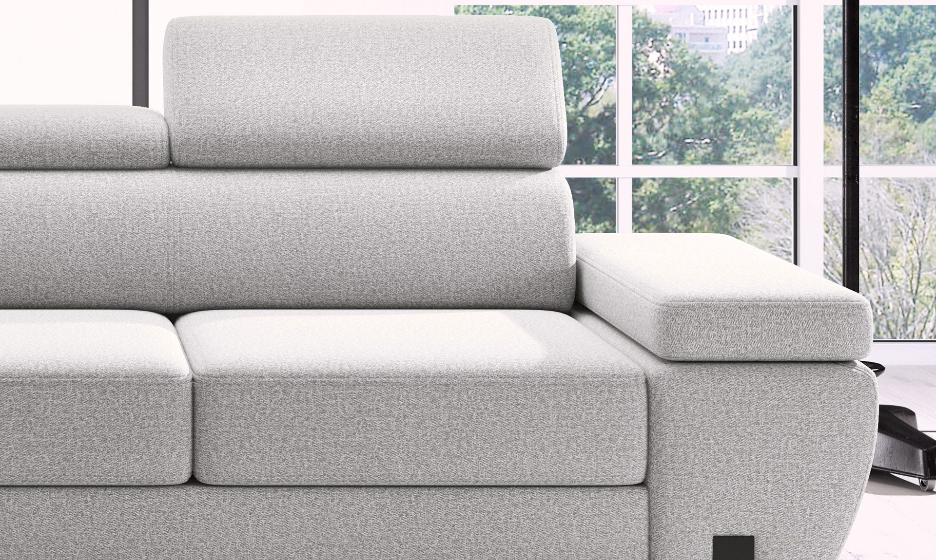 Canapé d’angle – Design moderne, convertible avec rangement, disponible en format Mini ou L