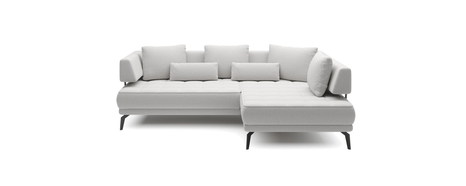 Canapé d'angle – Design Moderne et Confort Personnalisé avec Mécanisme Électrique
