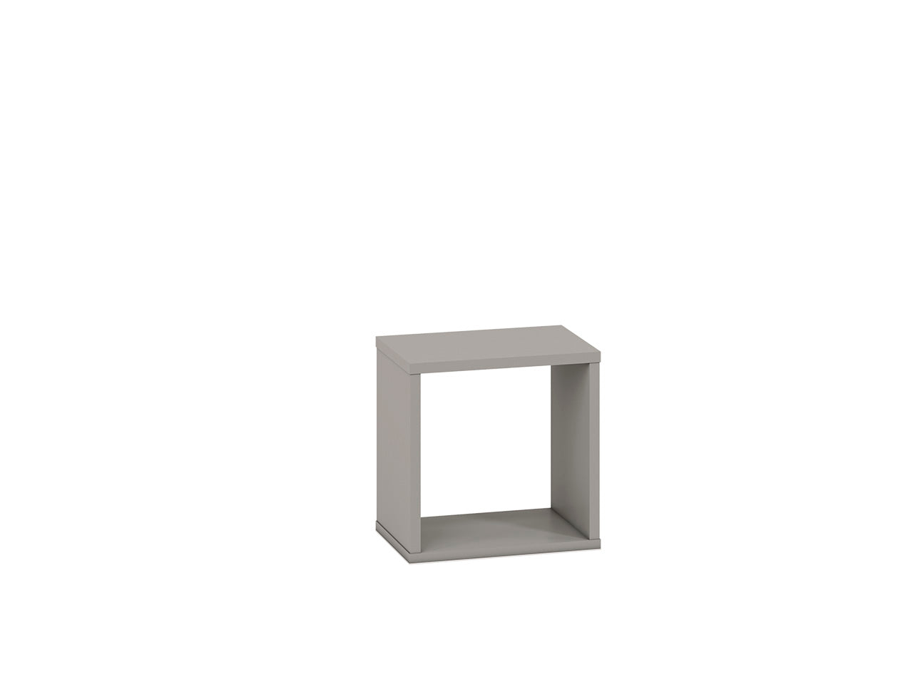 Étagère en Hêtre des Fjords avec bordure ABS - Résistante et Élégante, Disponible en Gris Platine et Blanc