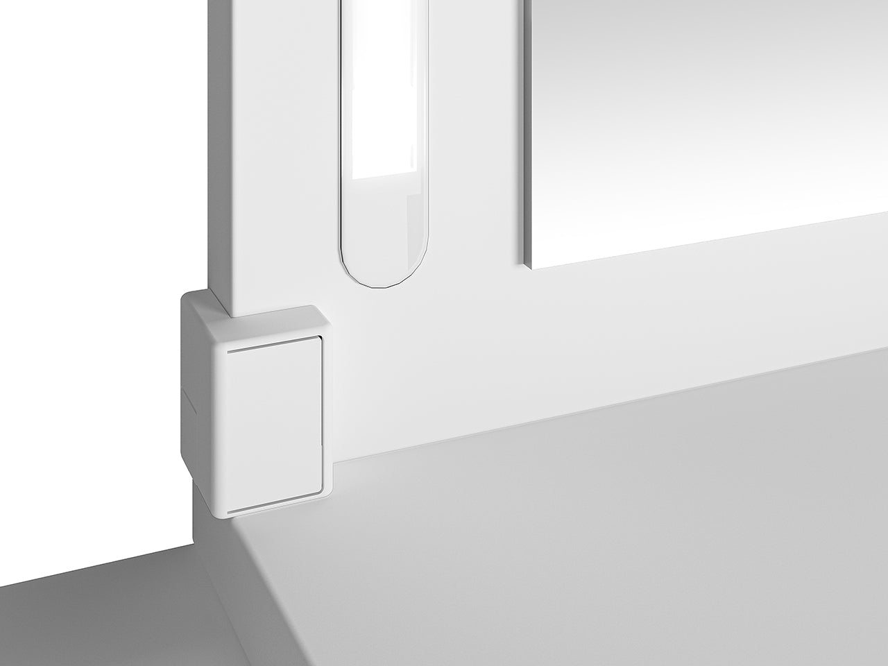 Coiffeuse Blanche style glamour avec Miroir LED et Poignées en Argent - Élégance et Fonctionnalité