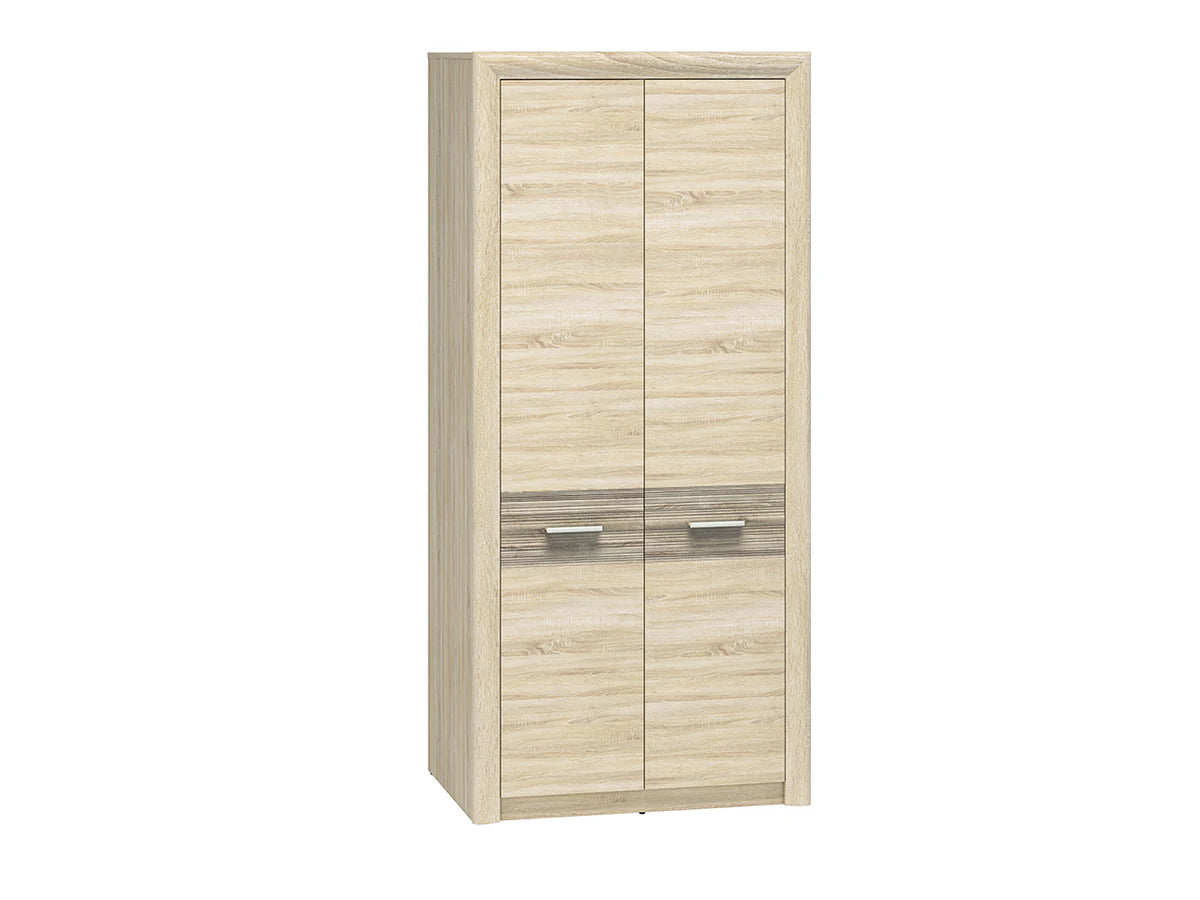 Ensemble Salon - Collection CASTIN - 7 Pieces -Sonoma Light & MDF Sonoma Truffe