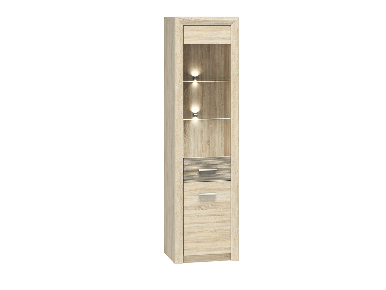 Vitrine en Verre Trempé avec Bordure ABS - Design Élégant, Résistant et Sécurisé