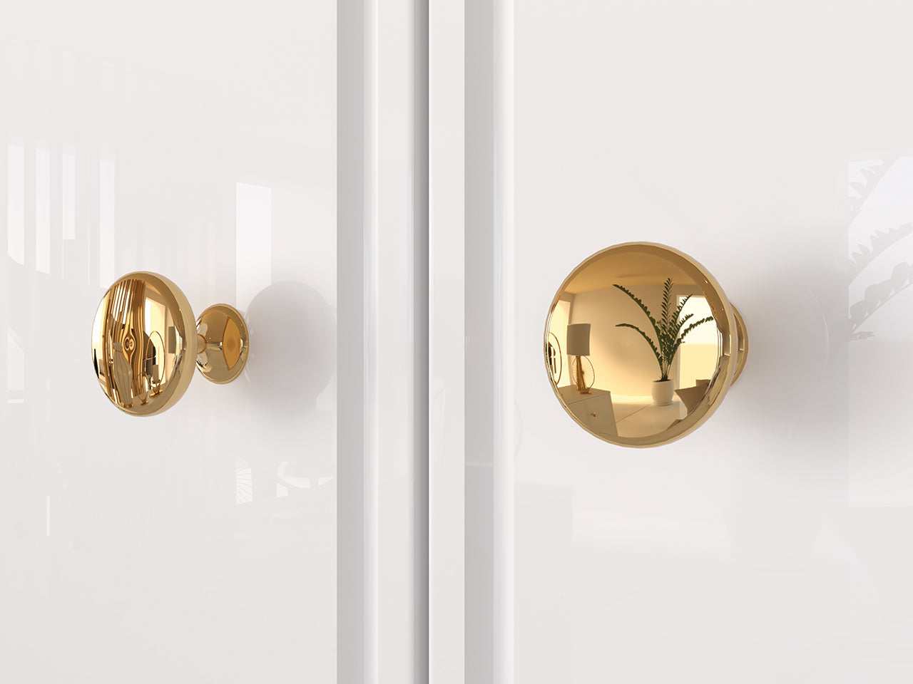 Garde-Robe Blanc Brillant avec Tiroir à Extension Complète et Renfort de Fond – Panneau Laminé Haute Qualité