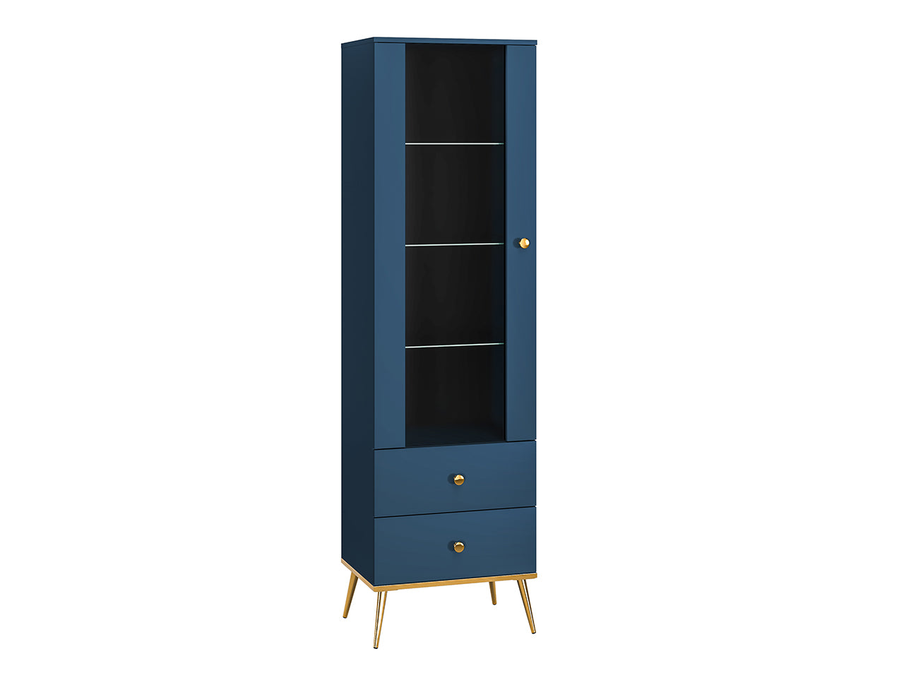 Vitrine Design avec Bordure ABS et Verre Trempé - Rétroéclairage en Option