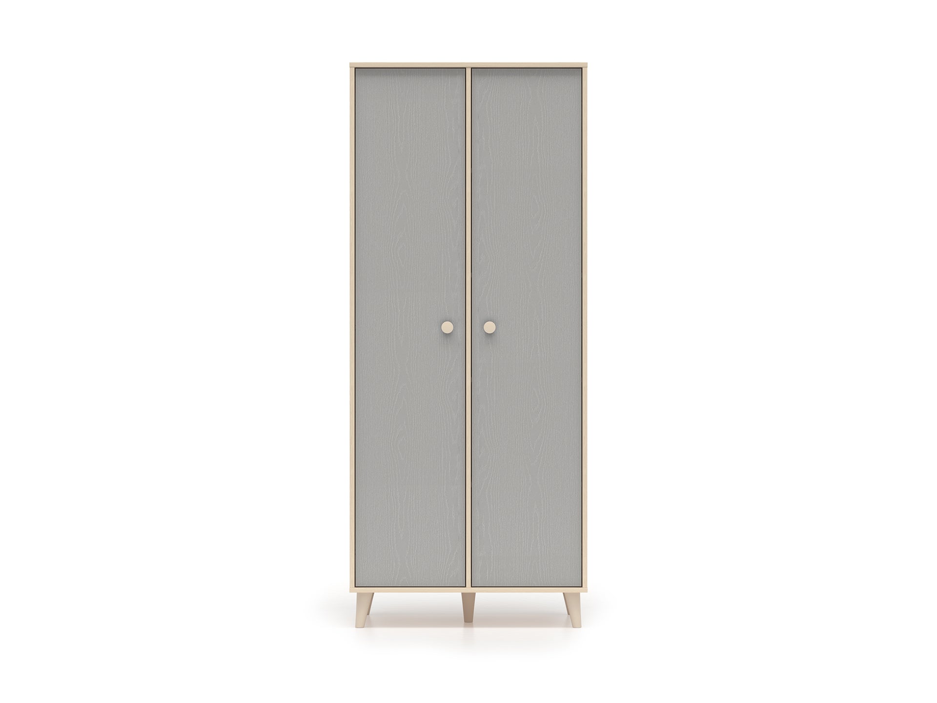 Armoire Contemporaine 190 cm – Finition Haut de Gamme en Rose Millénaire et Sable du Désert – Pratique et Élégante