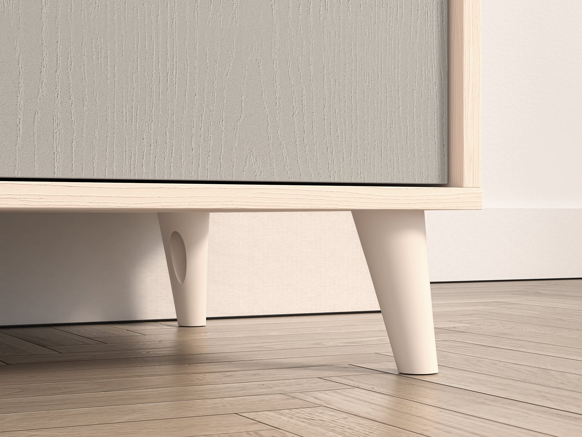 Armoire Contemporaine 190 cm – Finition Haut de Gamme en Rose Millénaire et Sable du Désert – Pratique et Élégante